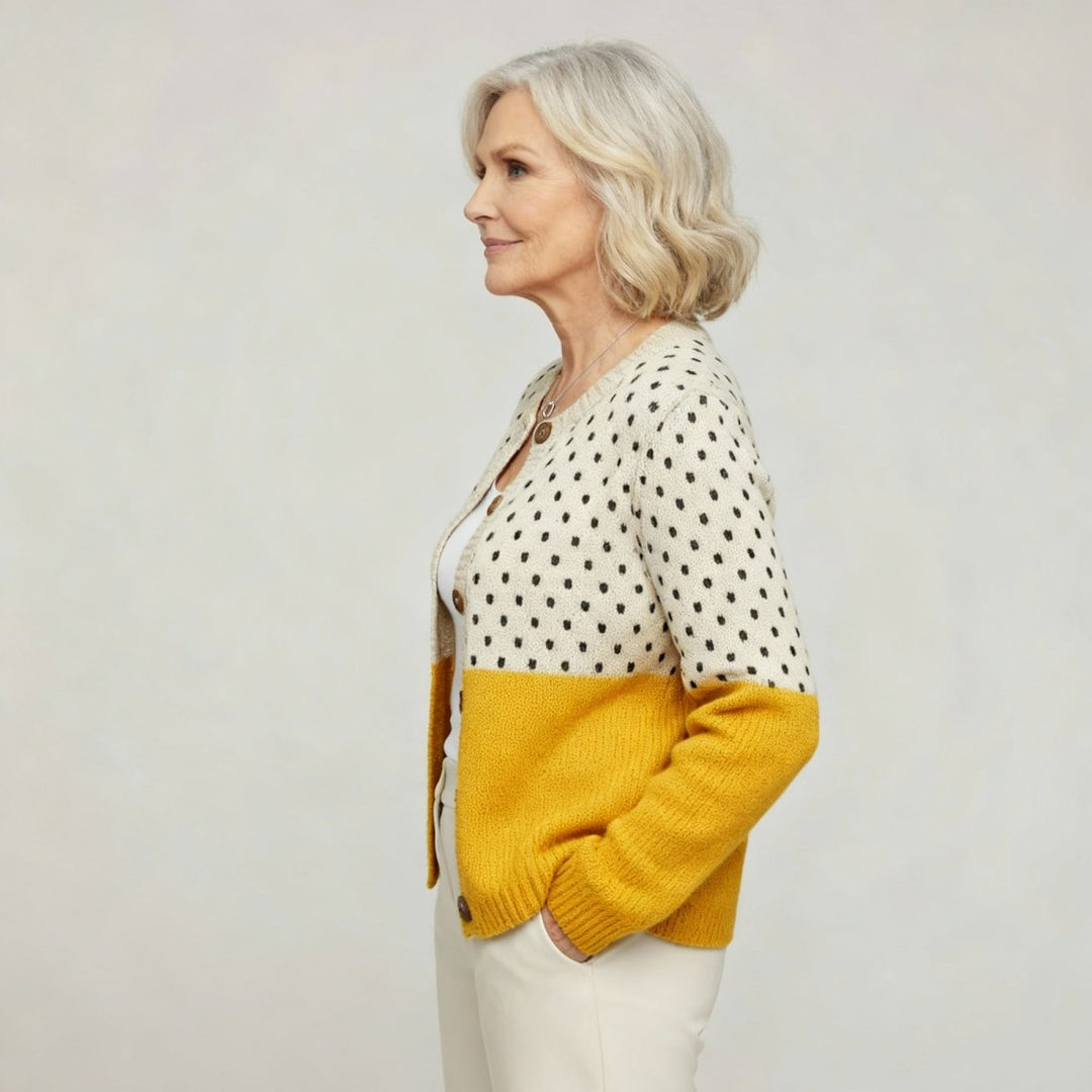 Adeline | Polka Dots Cardigan - Mijn winkel
