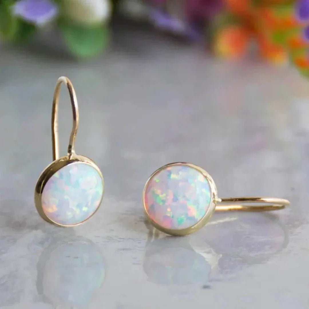Antique Opal Glow Earrings | Gold - Mijn winkel