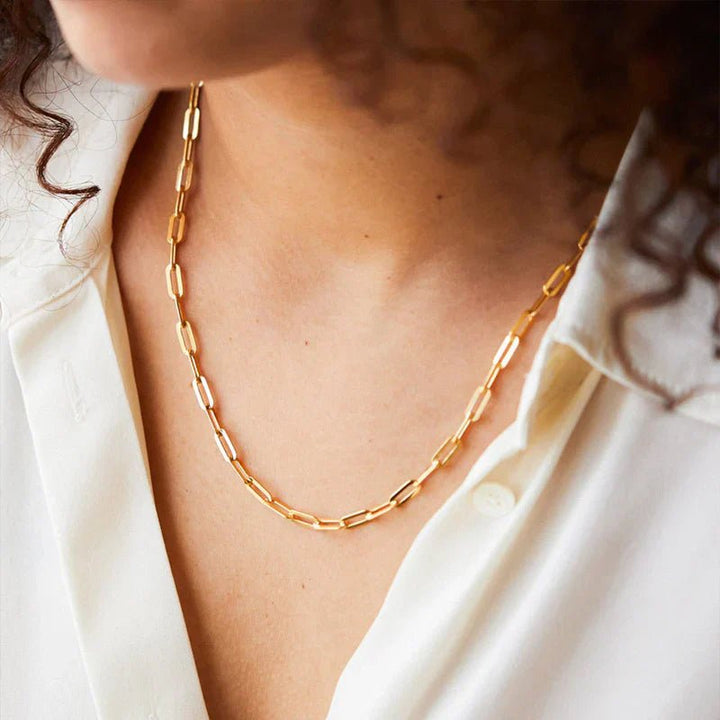Archen Elegant Chain Necklace | Gold - Mijn winkel