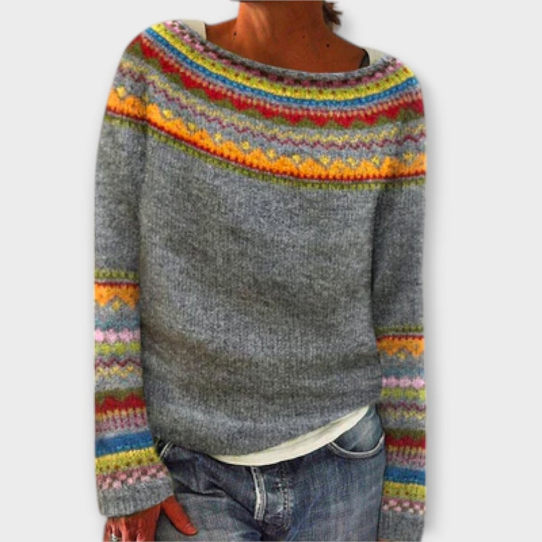 Aurora | Colorful Knit Sweater - Mijn winkel