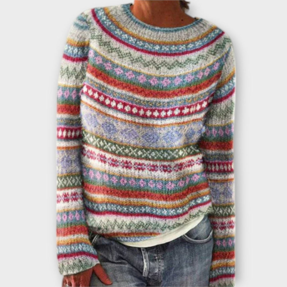 Aurora | Colorful Knit Sweater - Mijn winkel