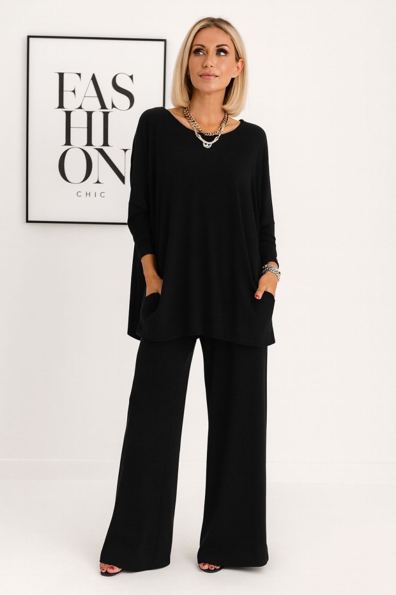 Barbara's Knit Top & Pants Set - Mijn winkel