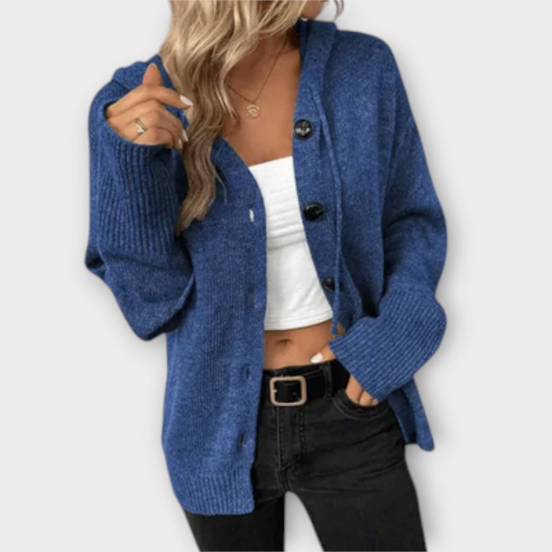 Brittan | Knitted Cardigan with Buttons - Mijn winkel
