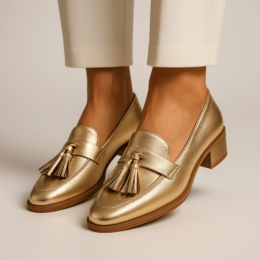 Celeste | Gold Loafers - Mijn winkel