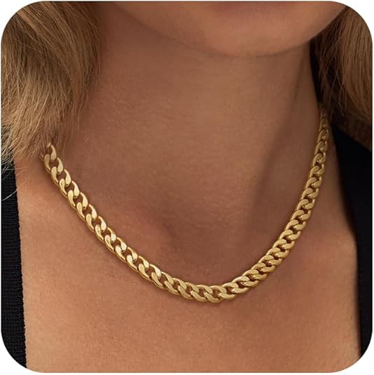 Chunky Cuban Link Necklace | Gold - Mijn winkel