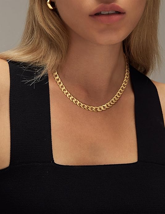 Chunky Cuban Link Necklace | Gold - Mijn winkel