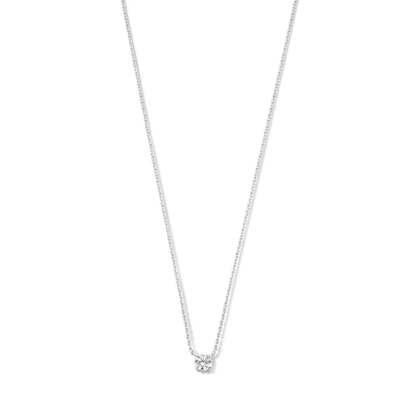 Cléa Stone Necklace | White Gold - Mijn winkel