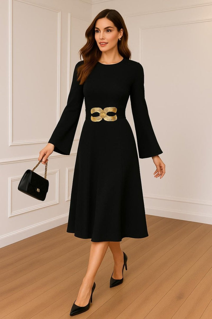 Cosette Dress with Belt - Mijn winkel