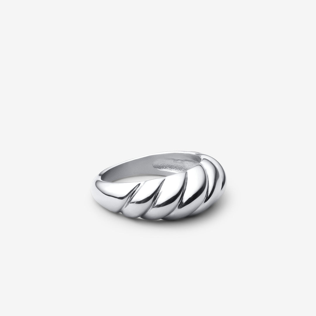 Croissant Ring | White Gold - Mijn winkel