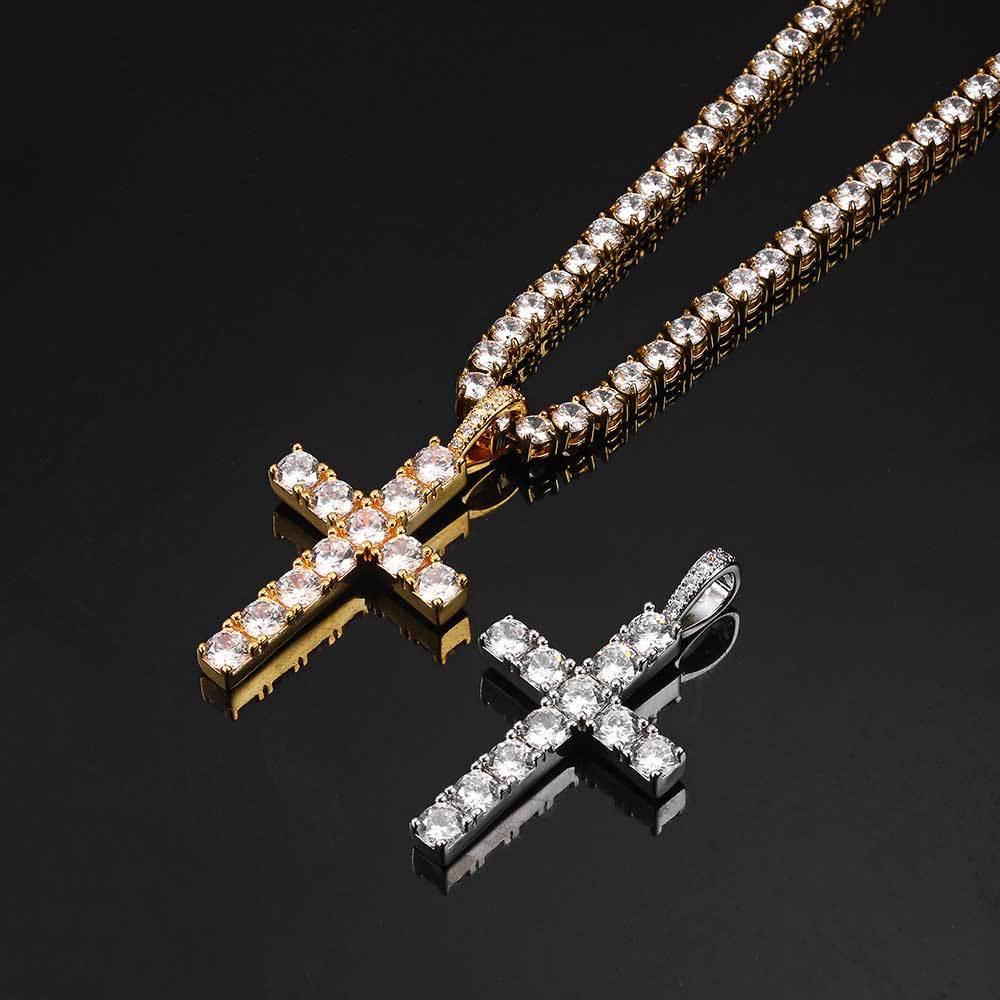 Cross necklace | Gold - Mijn winkel