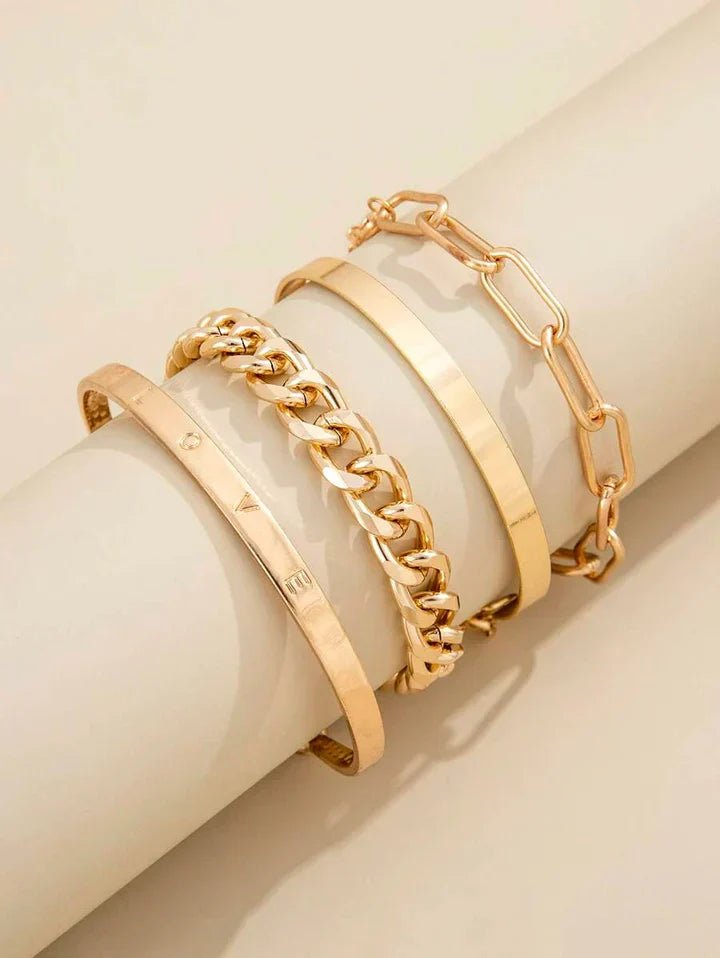 Elan Mercer Bracelet Set | Gold - Mijn winkel