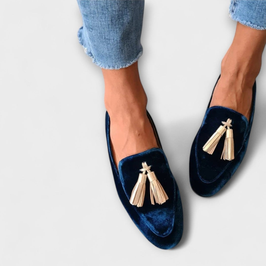 Eleanor | Vintage Fringe Loafers - Mijn winkel