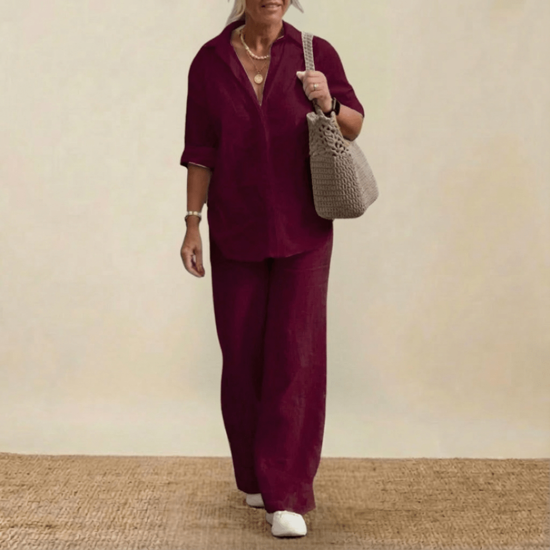 Elegant 2 - Piece Linen Set - Mijn winkel