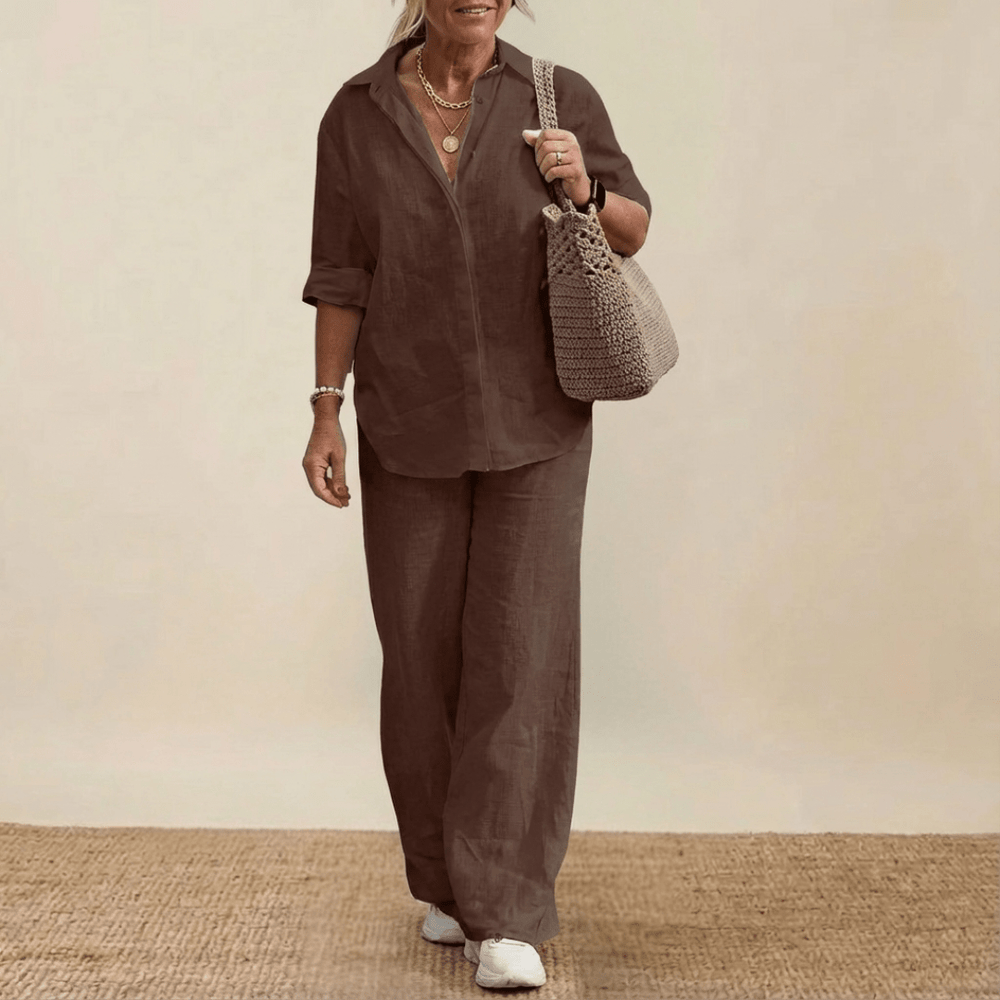 Elegant 2 - Piece Linen Set - Mijn winkel