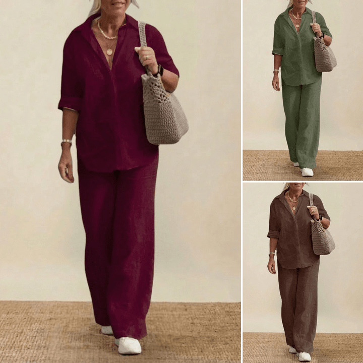 Elegant 2 - Piece Linen Set - Mijn winkel