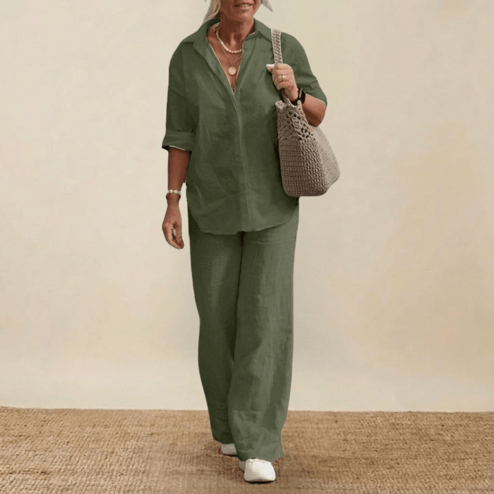 Elegant 2 - Piece Linen Set - Mijn winkel