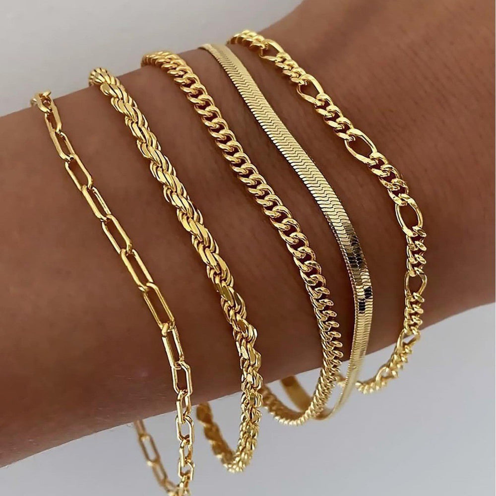 Ellis Renner Bracelet Set | White Gold - Mijn winkel