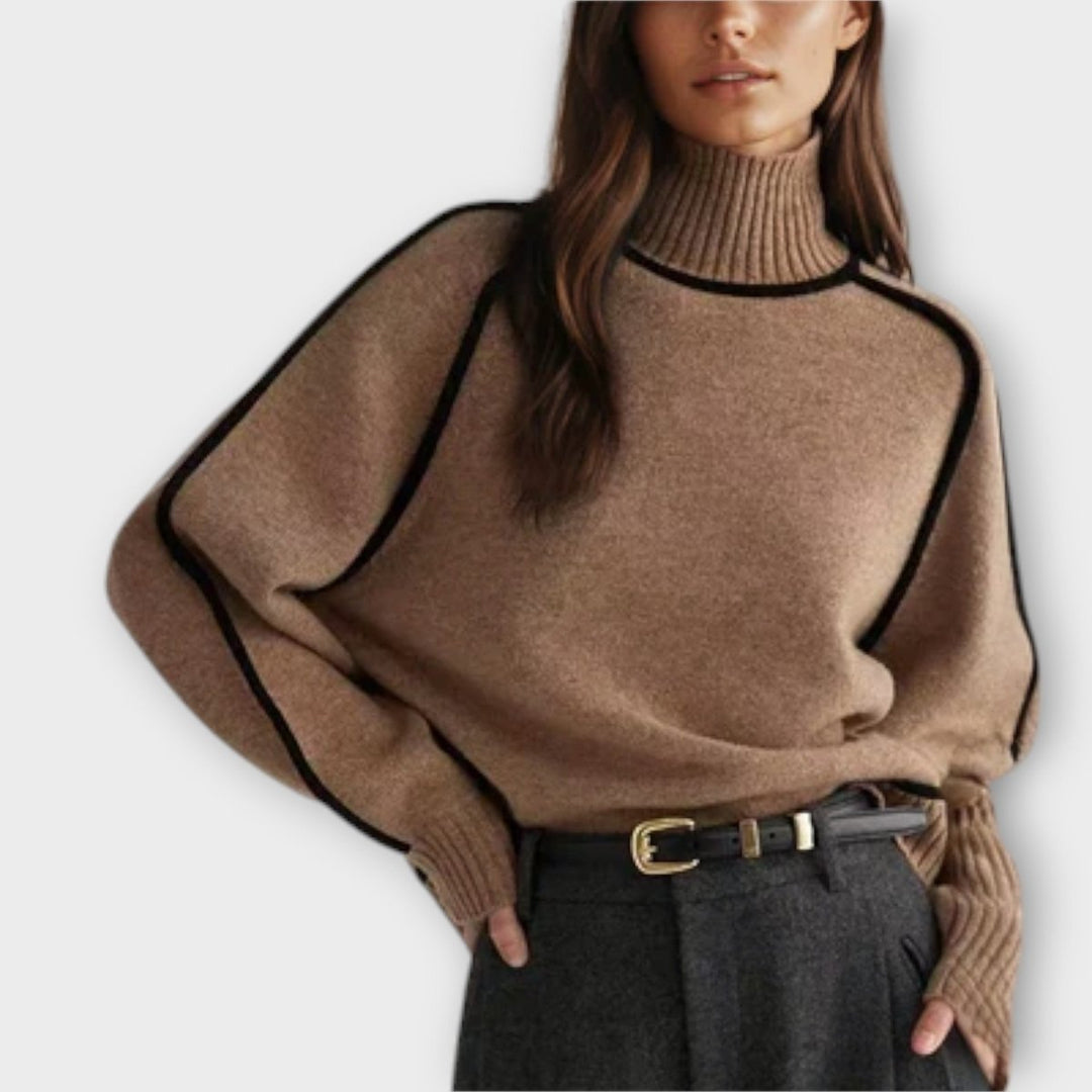Emilie | Soft & Elegant Turtleneck Sweater - Mijn winkel
