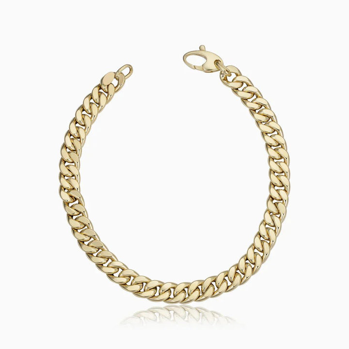 Estate Cuban Bracelet | Gold - Mijn winkel