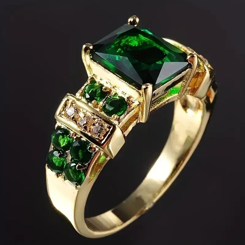 Exquisite Emerald Ring | Gold - Mijn winkel