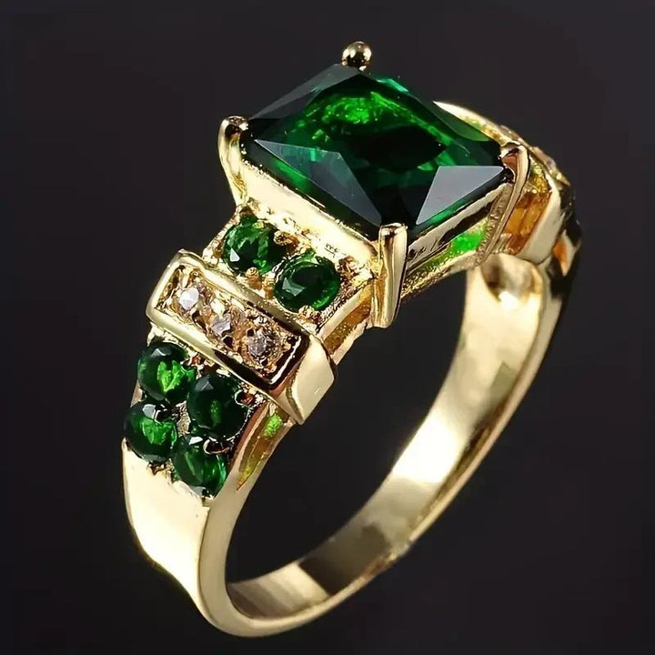 Exquisite Emerald Ring | Gold - Mijn winkel