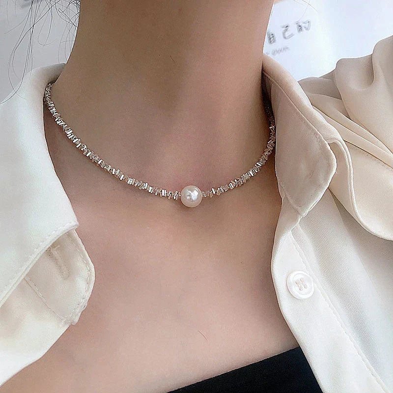 Exquisite Pearl Necklace | White Gold - Mijn winkel