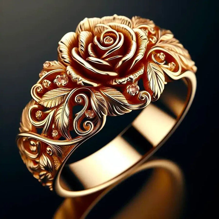 Golden Blossom Ring | Gold - Mijn winkel