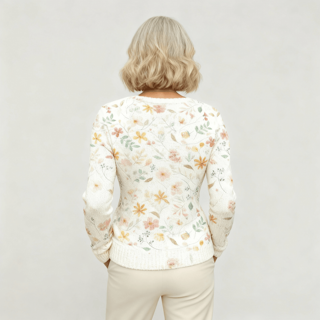 Grace | Flowers Print Cardigan - Mijn winkel