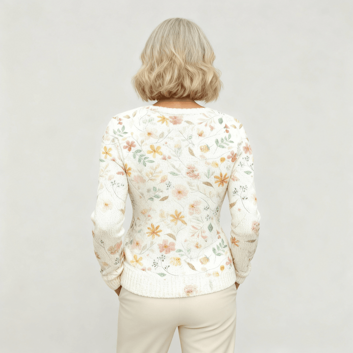 Grace | Flowers Print Cardigan - Mijn winkel