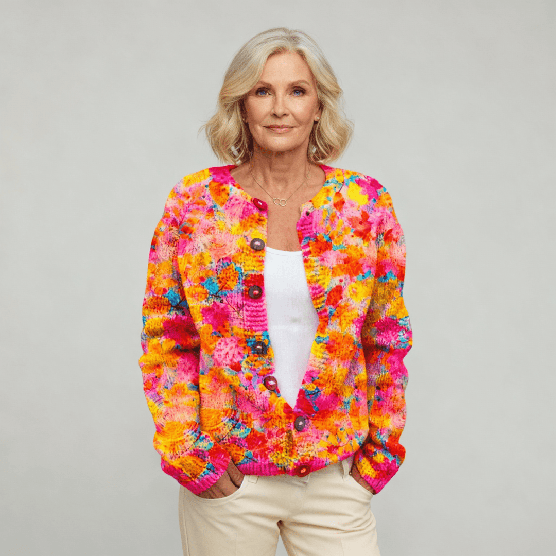 Gwen | Floral Print Cardigan - Mijn winkel