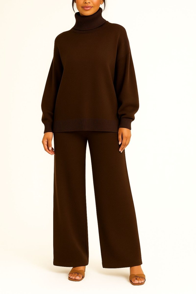 Harper Turtleneck Top & Pants Set - Mijn winkel
