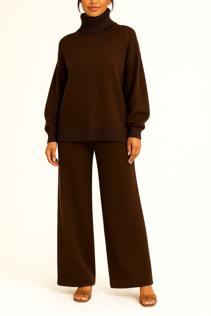 Harper Turtleneck Top & Pants Set - Mijn winkel