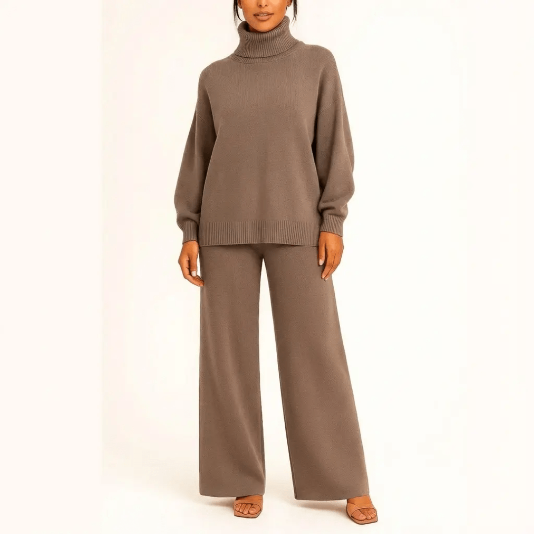 Harper Turtleneck Top & Pants Set - Mijn winkel