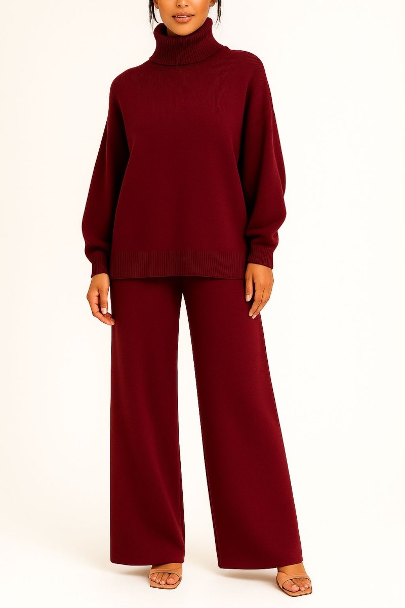 Harper Turtleneck Top & Pants Set - Mijn winkel