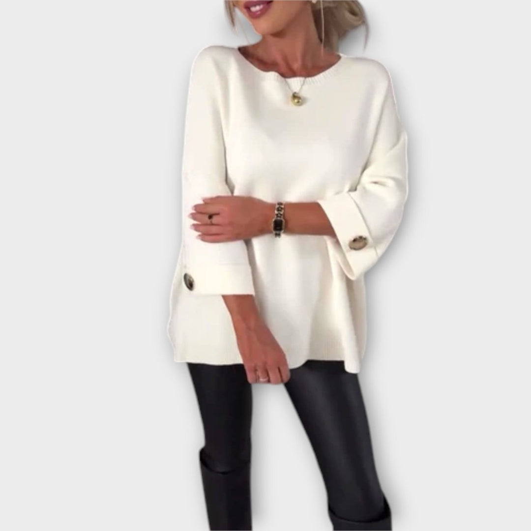 Isabella | Elegant Knit Blouse - Mijn winkel