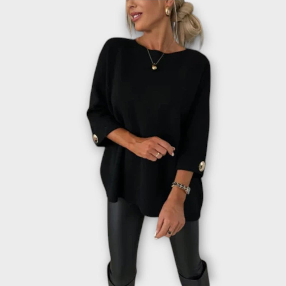 Isabella | Elegant Knit Blouse - Mijn winkel
