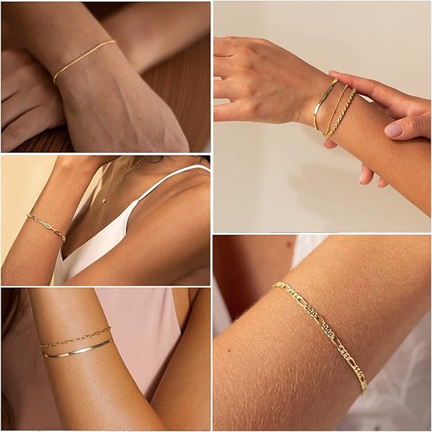 Isabella Vernetta bracelet set | Gold - Mijn winkel