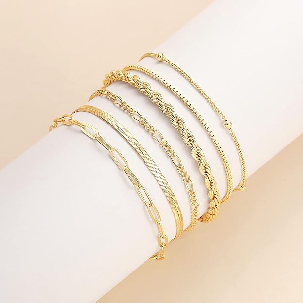 Isabella Vernetta bracelet set | Gold - Mijn winkel