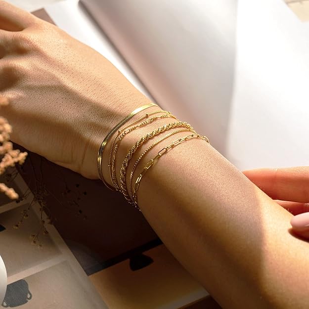 Isabella Vernetta bracelet set | Gold - Mijn winkel