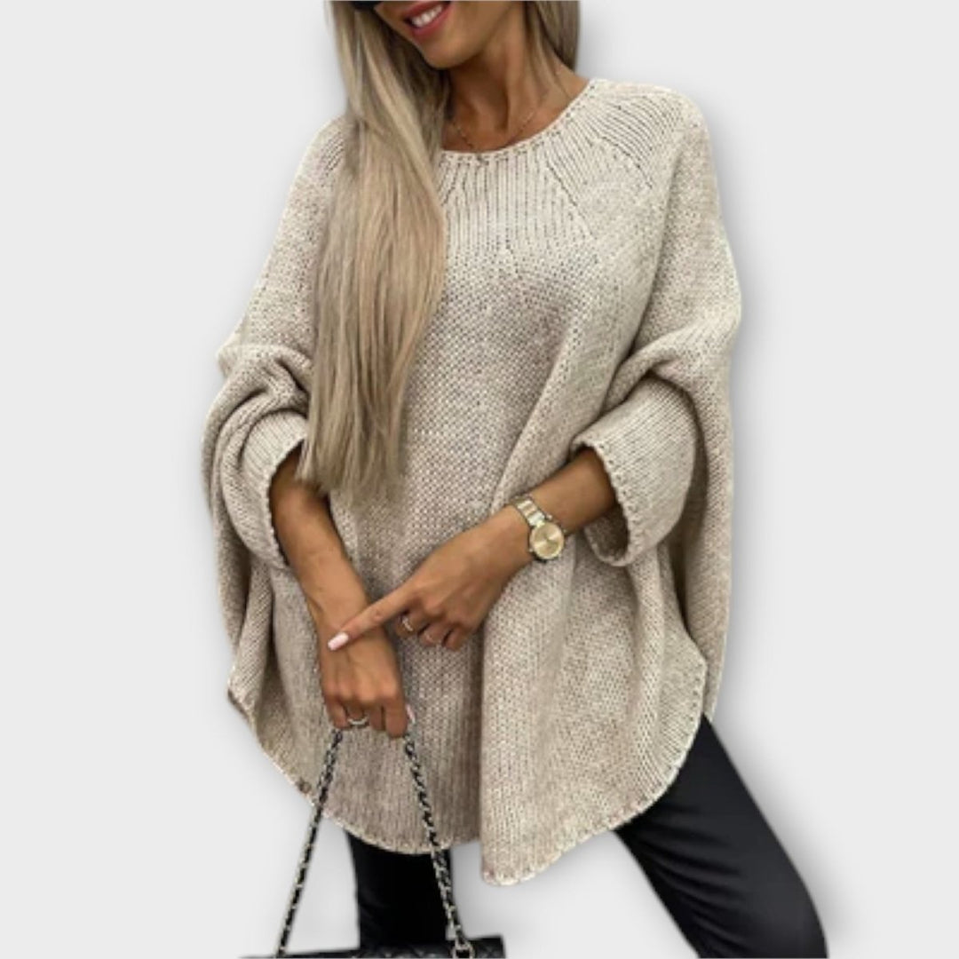 Isabelle | Stylish Women's Sweater with Round Neck - Mijn winkel