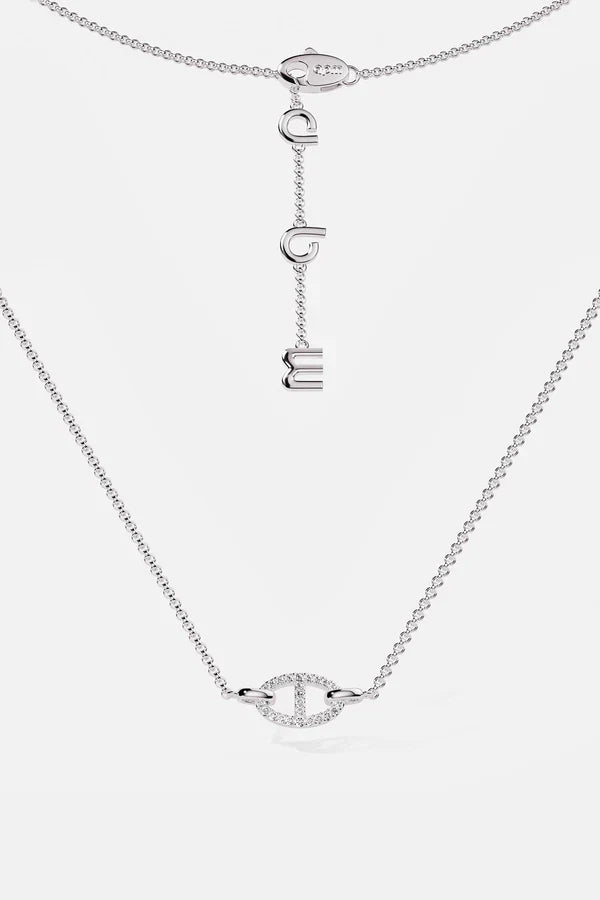 Isla Marina Necklace | White Gold - Mijn winkel