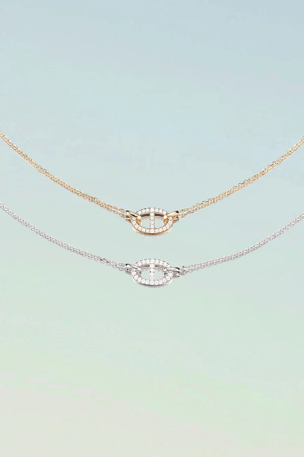 Isla Marina Necklace | White Gold - Mijn winkel