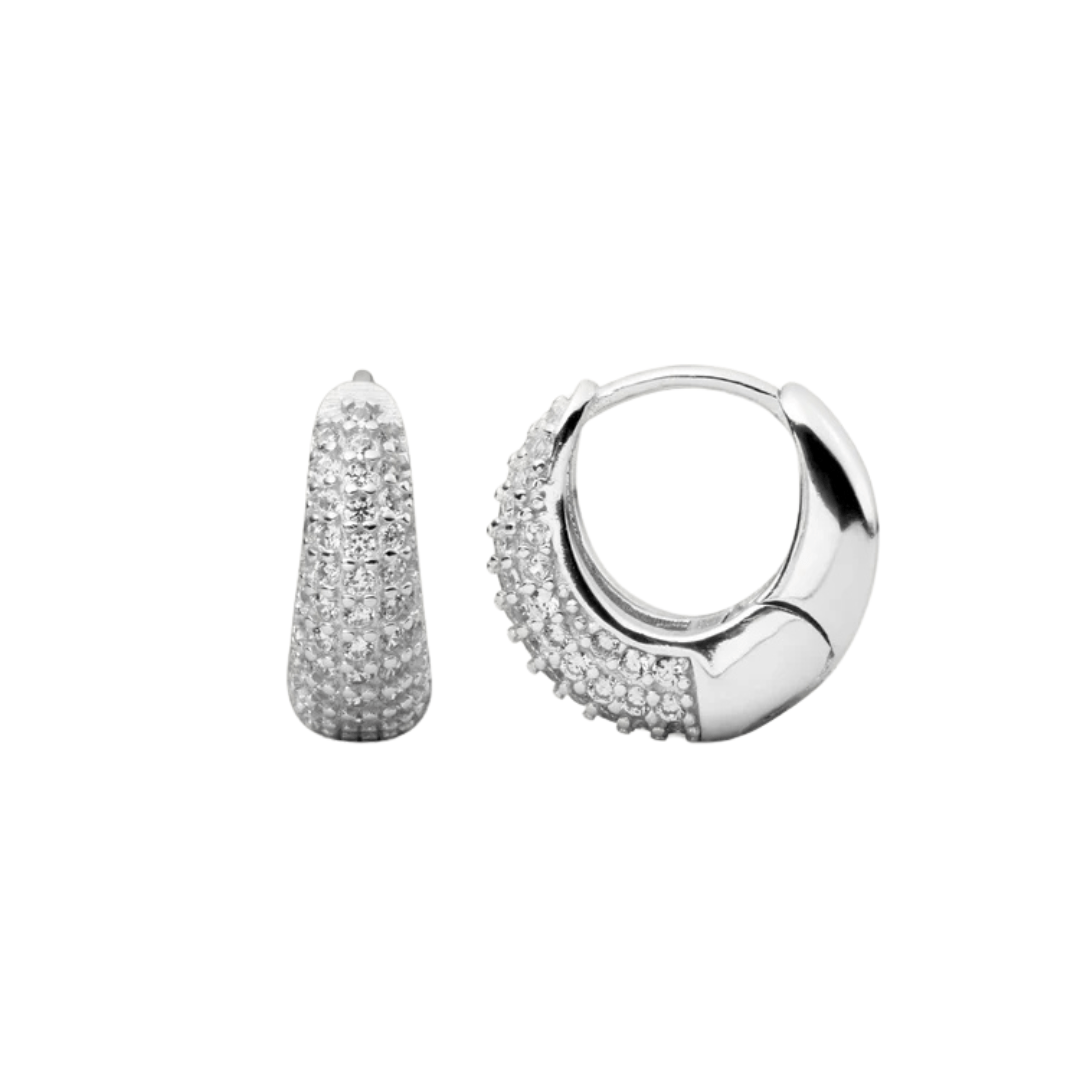 Jules Mini Hoops | White Gold - Mijn winkel