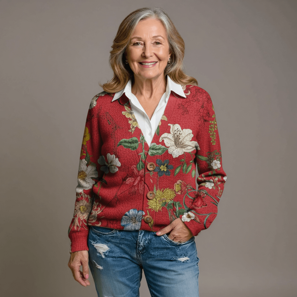 Larissa | Vintage Floral Cardigan - Mijn winkel