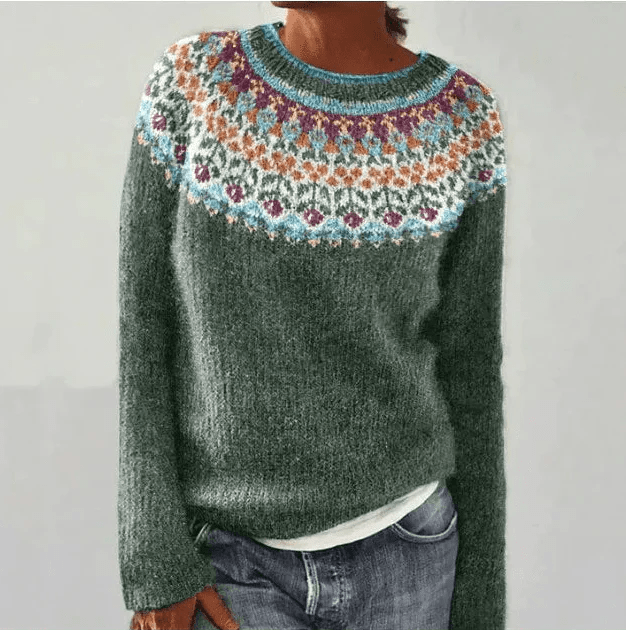 Lena | Scandinavian Knit Sweater - Mijn winkel