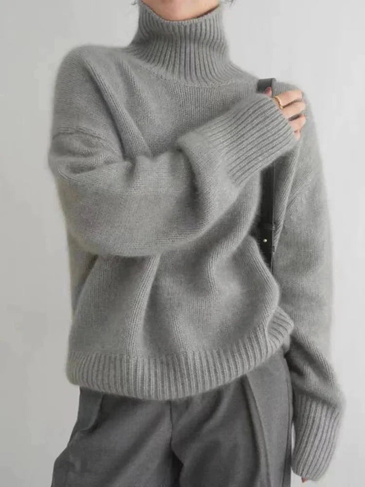 LINEA | High Collar Sweater - Mijn winkel