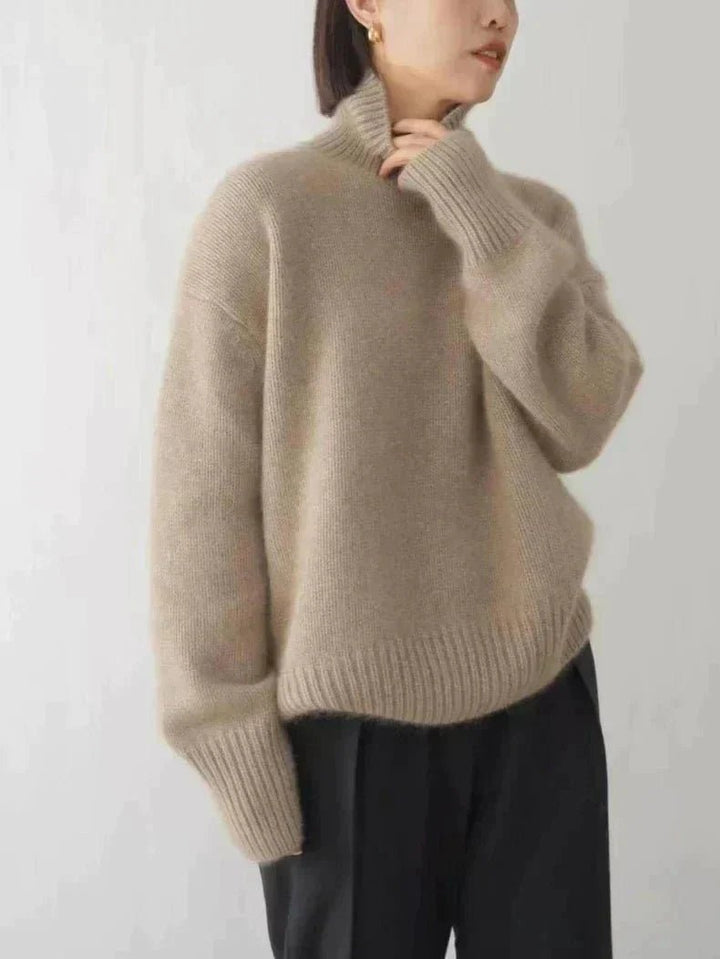 LINEA | High Collar Sweater - Mijn winkel