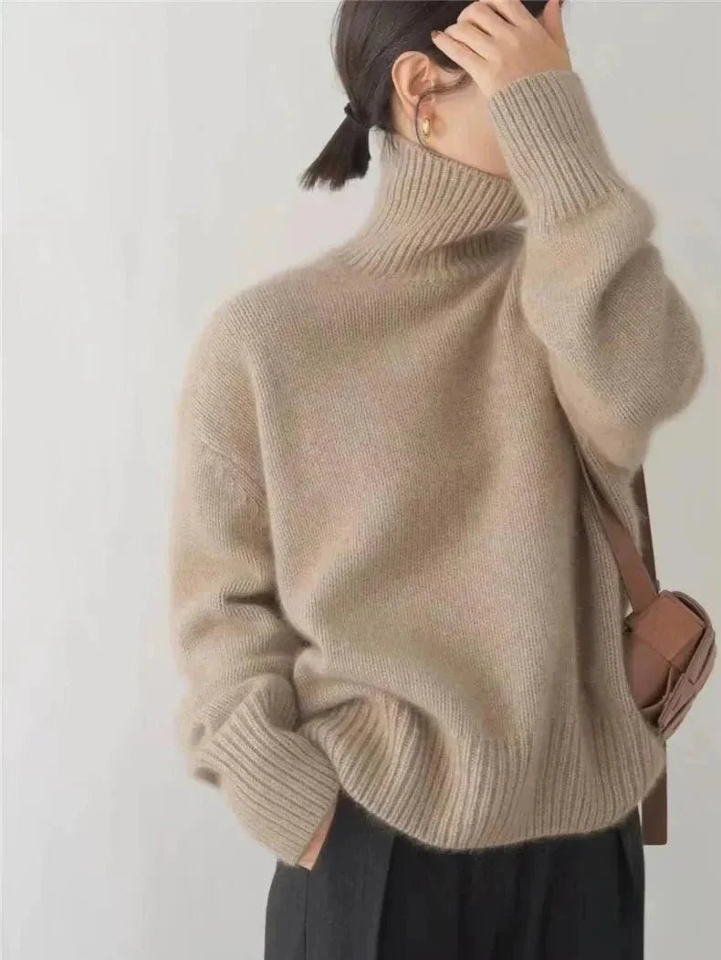 LINEA | High Collar Sweater - Mijn winkel