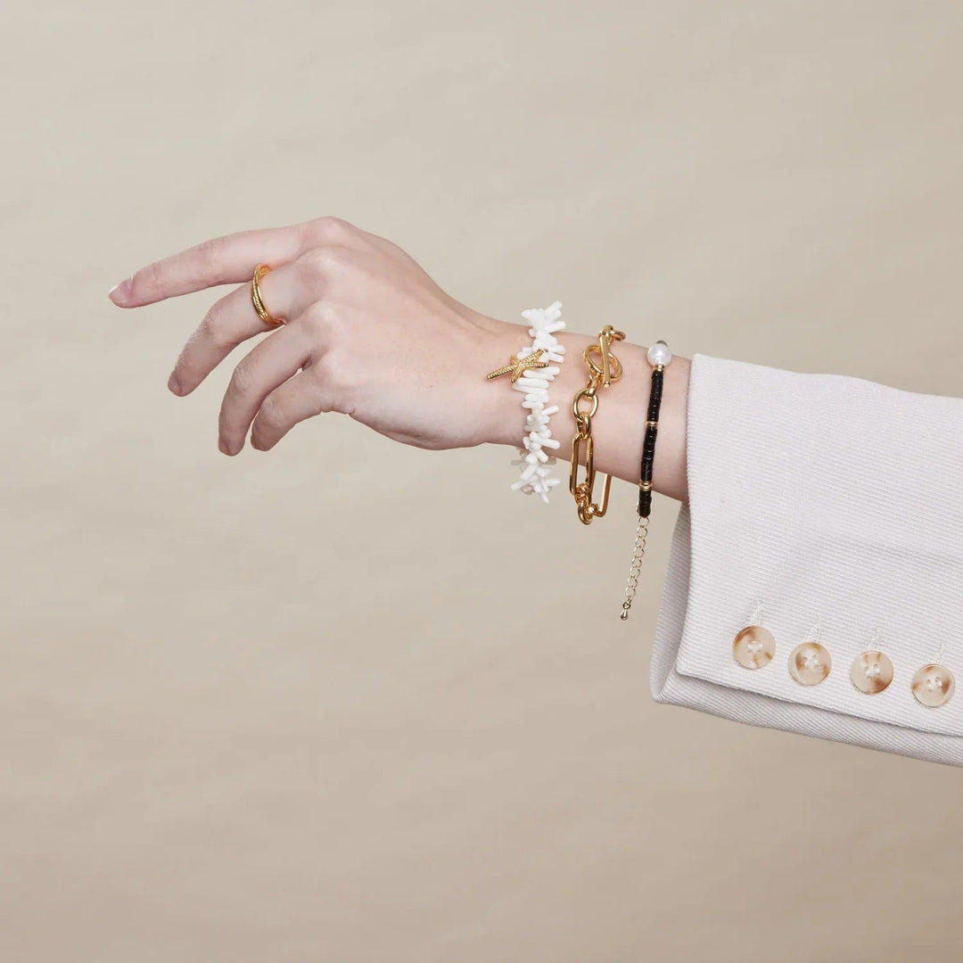 Link T - Bar Bracelet | Gold - Mijn winkel