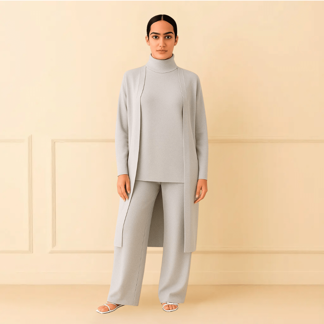 Lisy Cardigan, Turtleneck & Pants Set - Mijn winkel